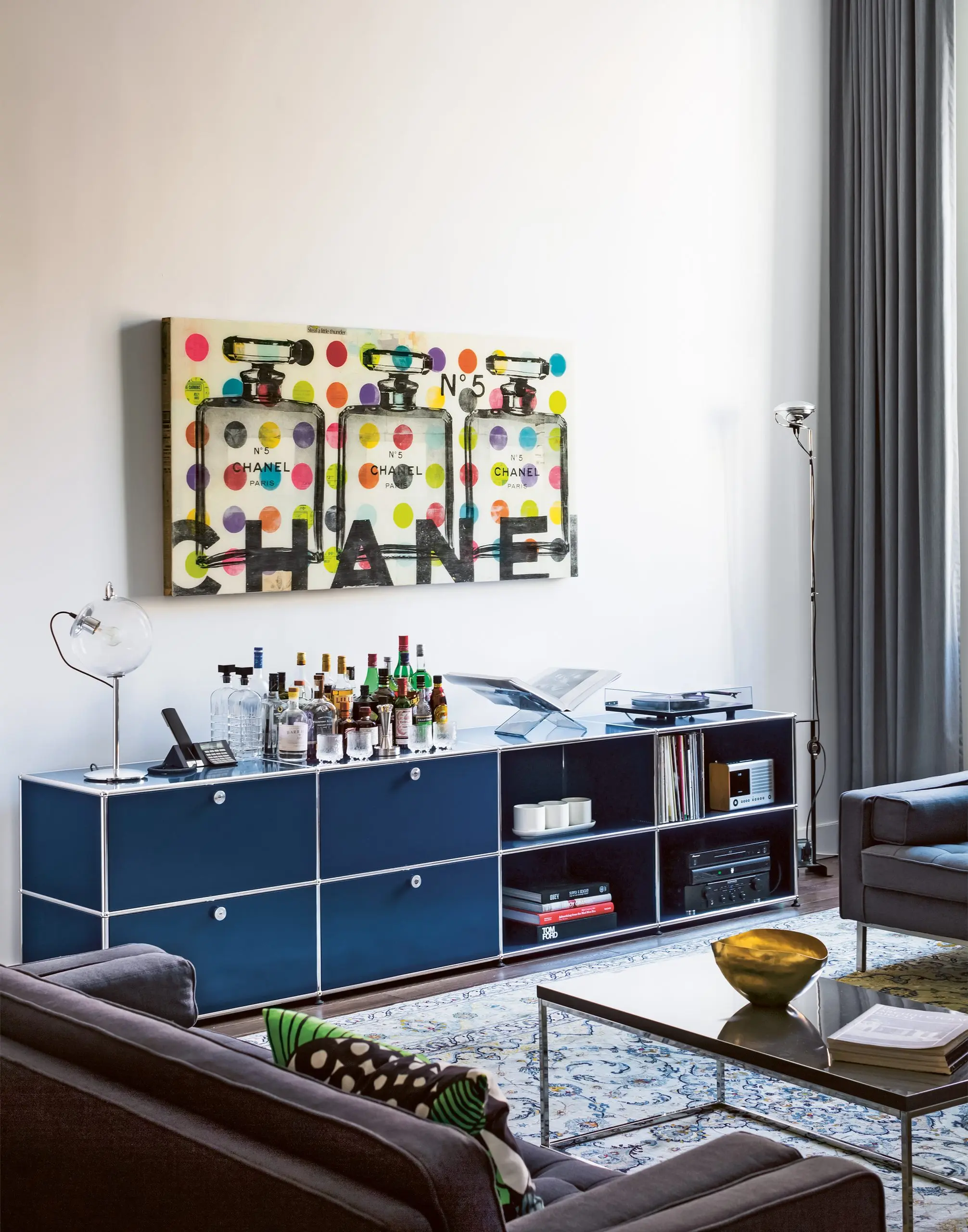 USM Haller im Wohnbereich – Beispiel 5